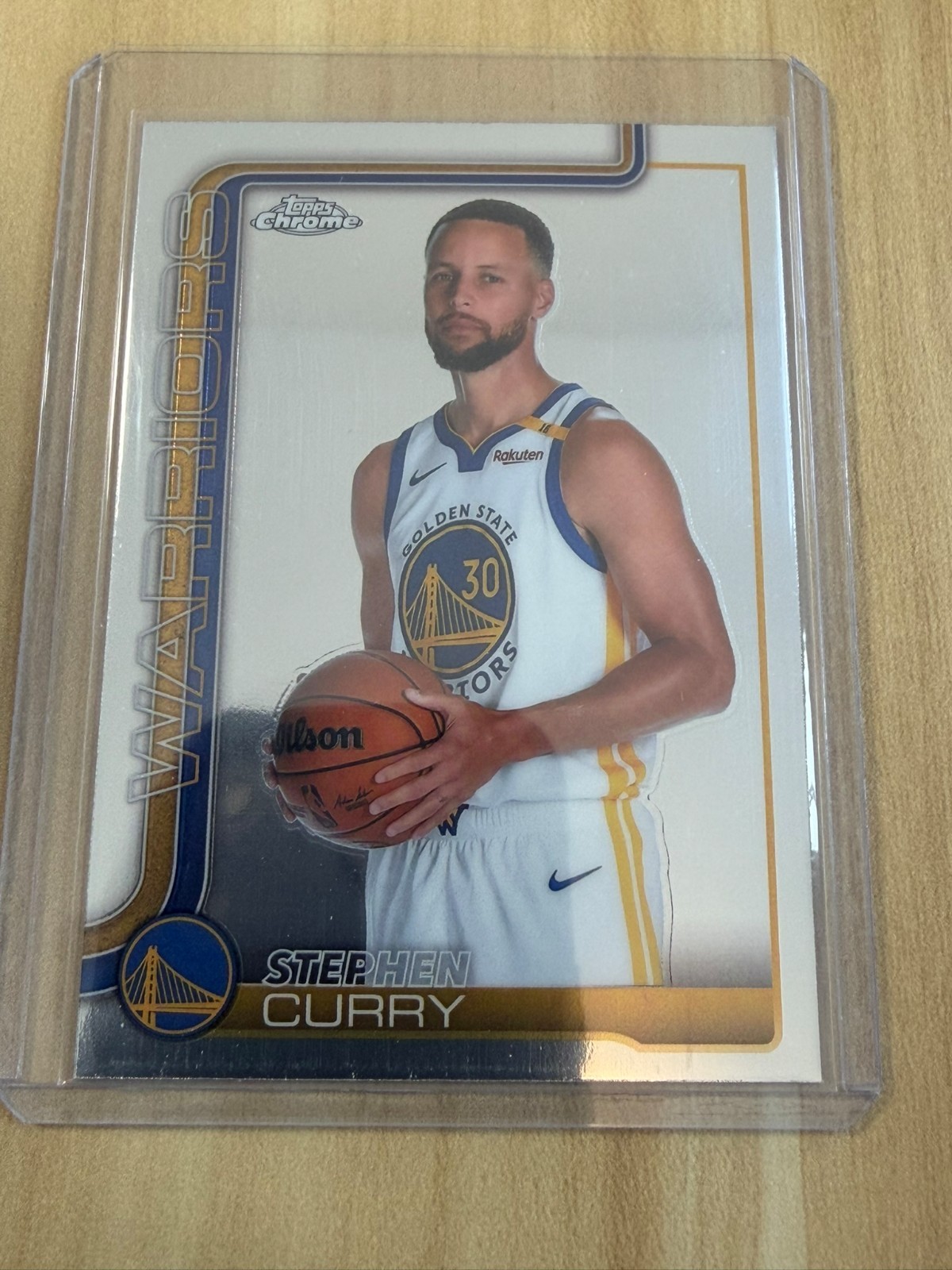 2025 Topps Chrome Stephen Curry Image Variation SP #201