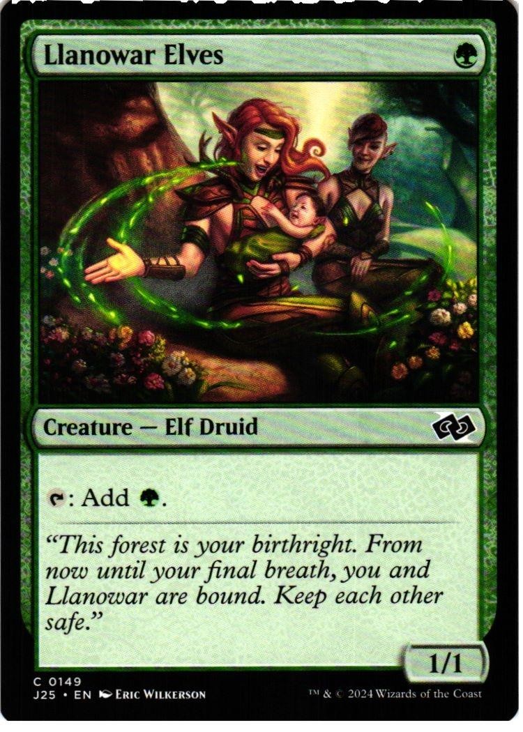 Llanowar Elves 149 Common Foundations Jumpstart Magic: The Gathering Near Mint