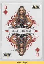 2023 AEW All Elite Wrestling Dr Queen of Diamonds Britt Baker #PC-11 READ tr0