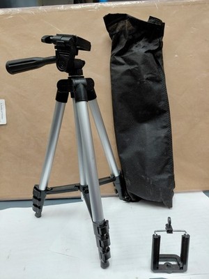 Aluminum Tripod 3110 Pan/Tilt Head for Camera Smartphone, Adjustable, Foldable