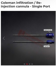 Coleman cannula -4 single pot super luer lock & luer lock