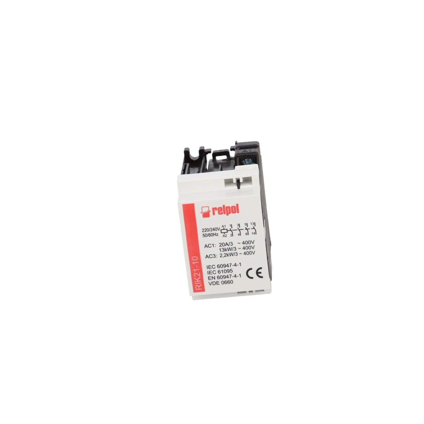 Power Contactors 3P 6A 2.2kW 230V AC 1Z 0R RIK21-10-230 2608208