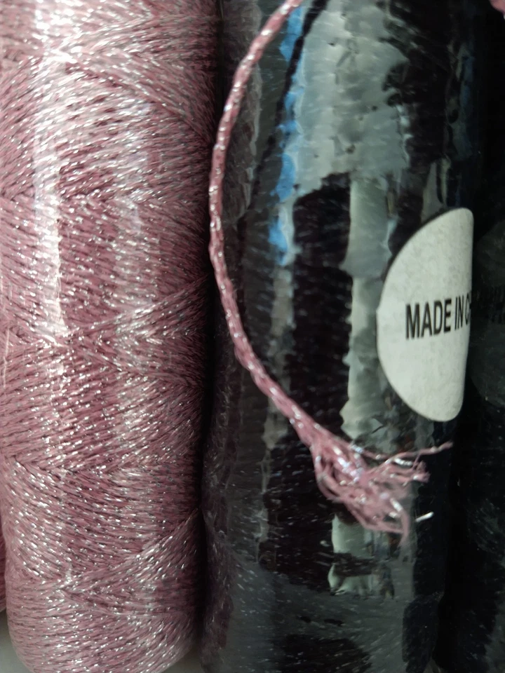 Lot Of 10 Cons Assorted Solid Metallic Embroidery Craft Threads 55 Yd 11 Ply New - Image 3 of 4