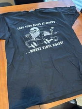 Vtg Lose Your Blues Where Vinyl Rules Jerry’s Records T-Shirt Pittsburgh XL