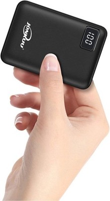 Powerbank 10000mAh Externer Akku Klein 2 USB Port Power Pack Kompakt Handy Mini