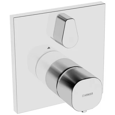 Hansa HANSALIVING Thermostat-Brause-Funktionseinheit, Rosette eckig - Bild 1 von 2