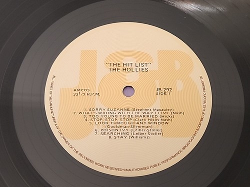 The Hollies The Hit List LP Vinyl Record - Australian Pressing - Picture 5 of 11
