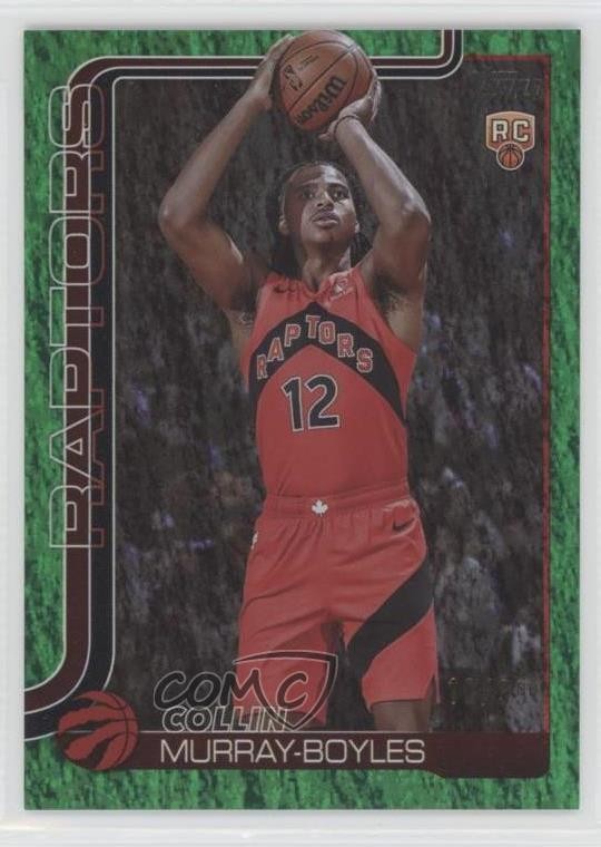 2025-26 Topps Green Holo Foil /99 Collin Murray-Boyles #209 0b2v