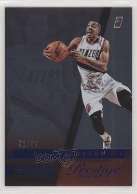 2014-15 Panini Prestige Bonus Shots Blue Plus 51/99 CJ McCollum #76 6b6