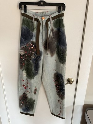 MET JEANS Made In Italy , Named After Rihanna! Unique Style! Very RARE ! Size 4