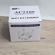 2025 AC2100 WiFi Extender - WiFi Extender Signal Booster with Gigabit Ethernet