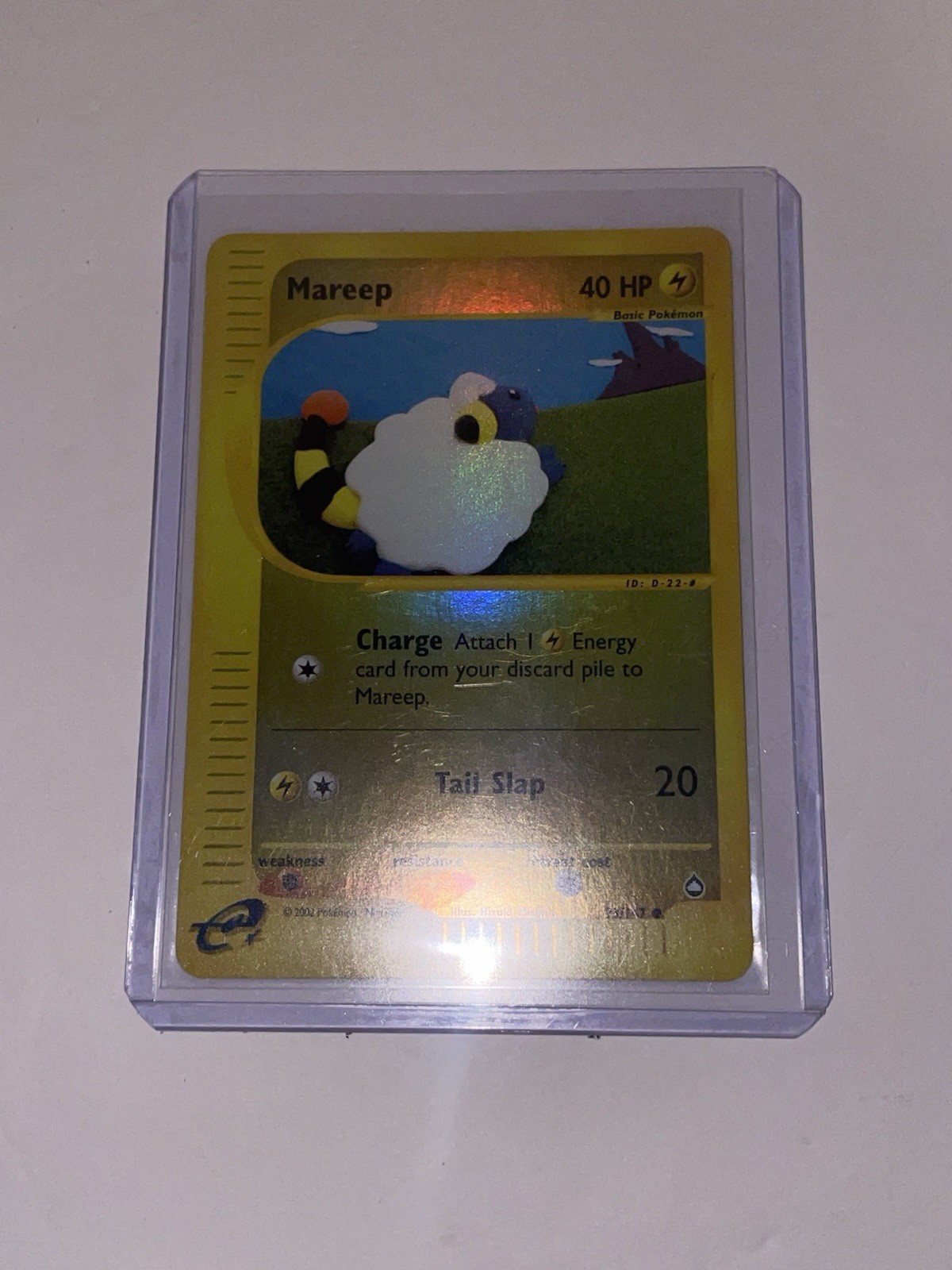 Pokemon Card Mareep Aquapolis Reverse Holo 93/147 Nm-mint