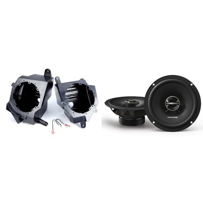Alpine EL 6.5'' w/ Speaker Pods -Compatible with Wrangler JL 2018-UP, Gladiato...