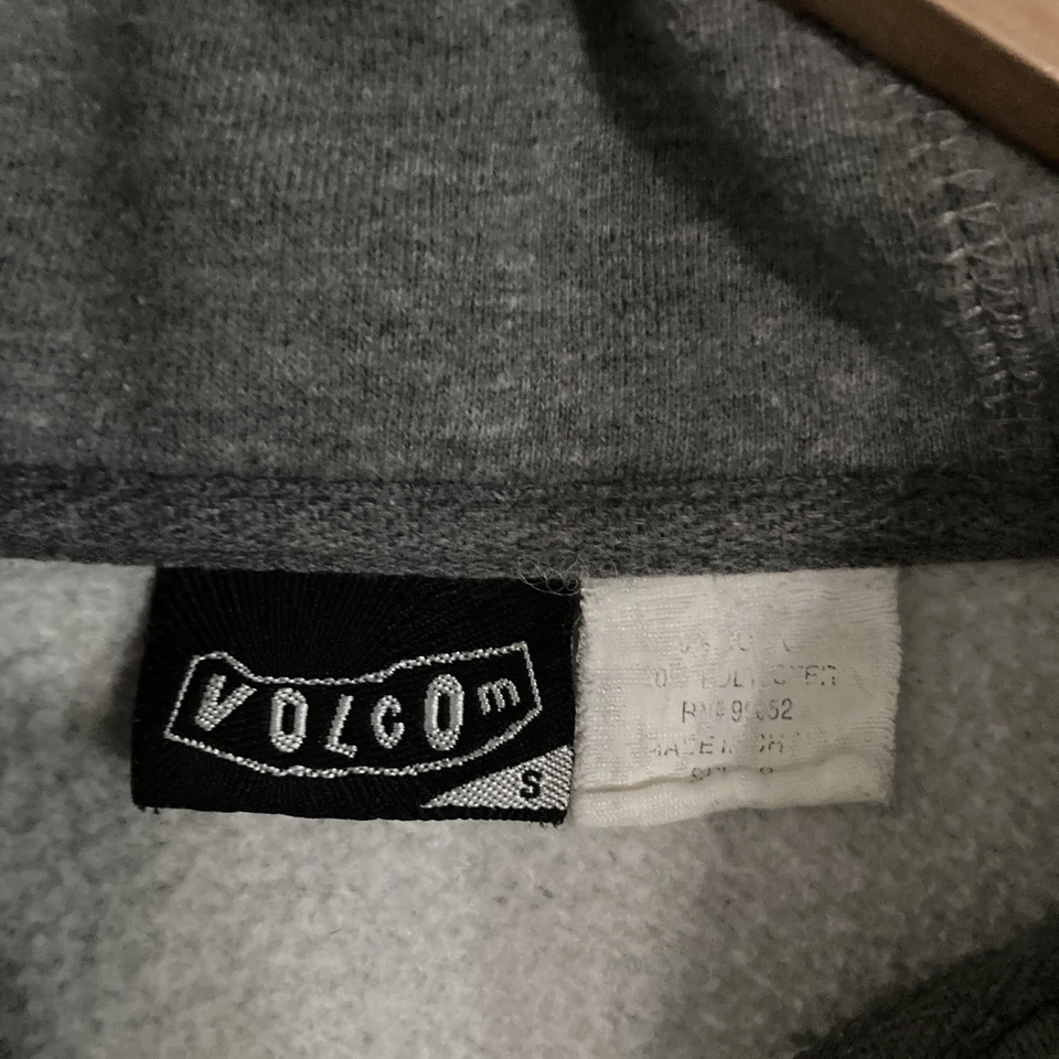 Vtg Volcom Hoodie Jacket Mens Size Small Full Zip Skater Street Y2K Sweater - Image 3 of 4