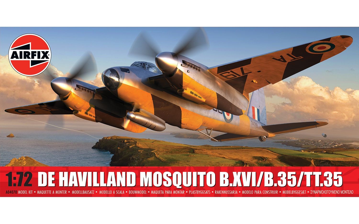 Airfix 04070 De Havilland Mosquito B.XVI-B.35-TT.35. 1:72 Scale Plastic Kit. - Image 14