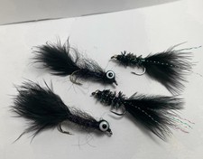 Hand-Tied Streamer Fly Pack – Woolly Buggers & Leech Patterns – Trout & Bass (4)