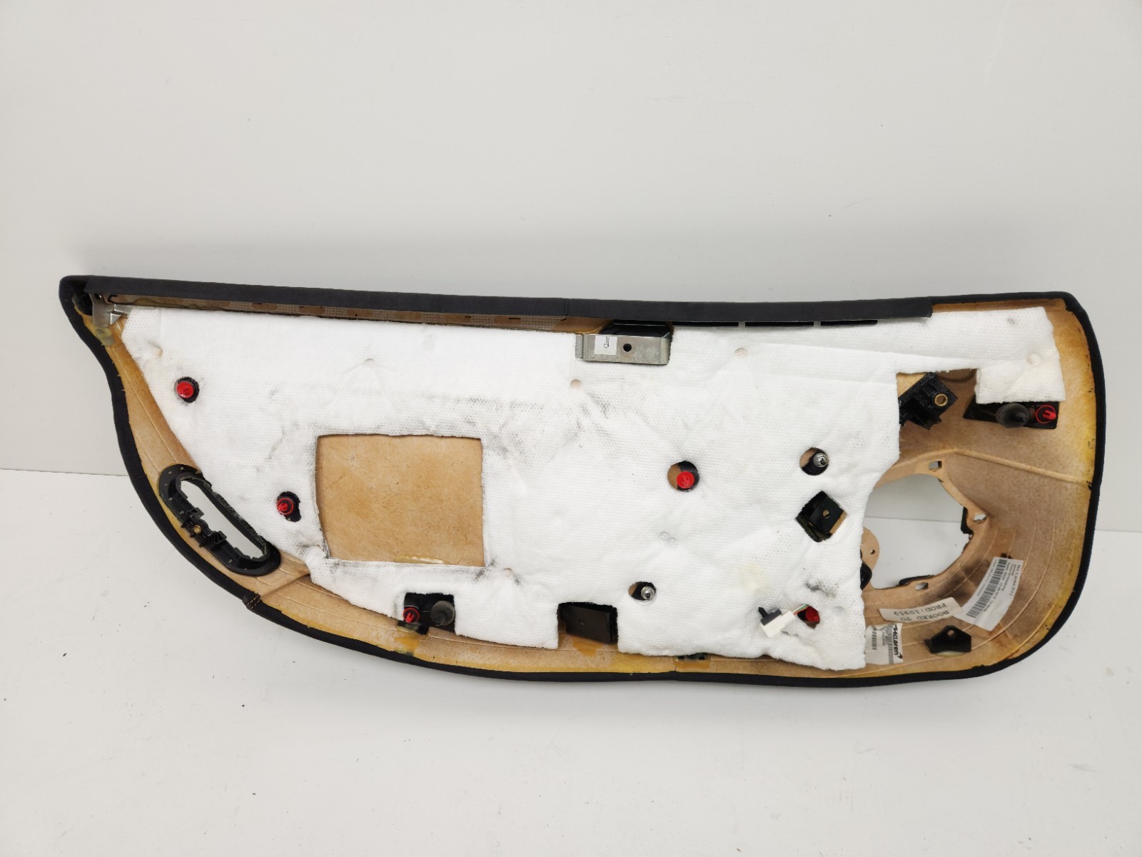 2015-2017 MCLAREN 675LT RIGHT PASSENGER SIDE INTERIOR DOOR PANEL TRIM ALCANTARA 