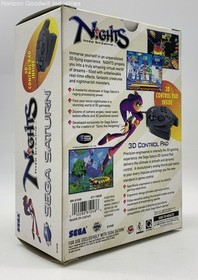 Nights Into Dreams with 3D Control Pad Controller for Sega Saturn IOB 1996