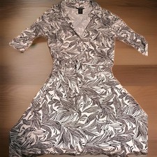 Y2K Guess Jeans Black & White Med.Dress Coastal Casual Boat Party Lightweight 