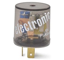 0061 2 Prongs Turn Signal Flasher Relay - Round - 2 Pin 12V 2Pin Round