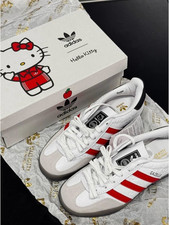 Adidas Originals x Hello Kitty Gazelle Indoor White/Red Women's Shoes II0013