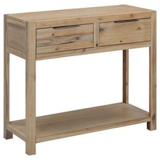 Akazie Massiv Konsolentisch Konsole Beistelltisch Sideboard Flurtisch vidaXL