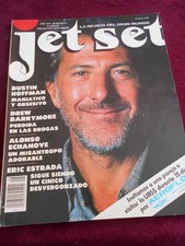 JET SET magazine DUSTIN HOFFMAN miss universe LINDA HAMILTON MARIANA LEVY 1989