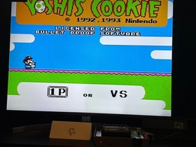 Yoshi's Cookie Nintendo NES Cartridge & Manual TESTED