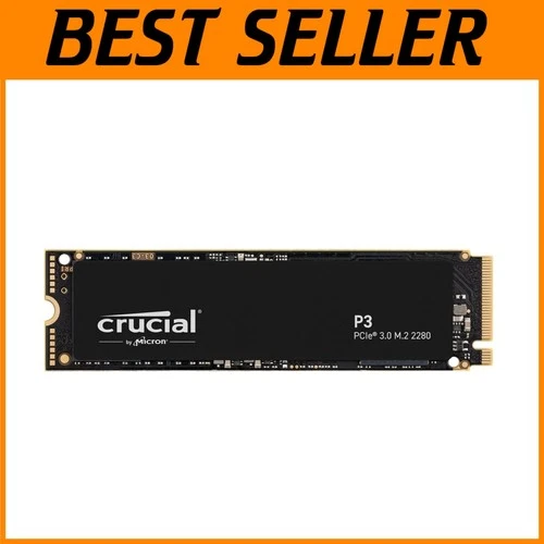Crucial P3 1TB NVMe M.2 SSD - Fast Performance