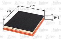 Valeo Luftfilter 585245 FüR Jeep Passend FüR Nissan