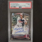 2025 Bowman Chrome Prospect Autos Walker Jenkins RC Auto Black Ref /10 PSA 9