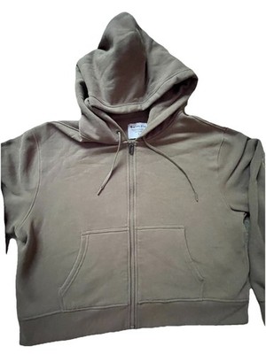 Athleta Rotation Full Zip Hoodie Women s XL Brown Taupe Athleisure Jacket
