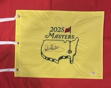 Rory McIlroy Champion PGA Autographed Signed 2025 MASTERS Pin Flag PSA