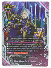 Future Card Buddyfight Havoc Demon Lord, Wisdom S-BT02A-UB04/0020EN R FOIL