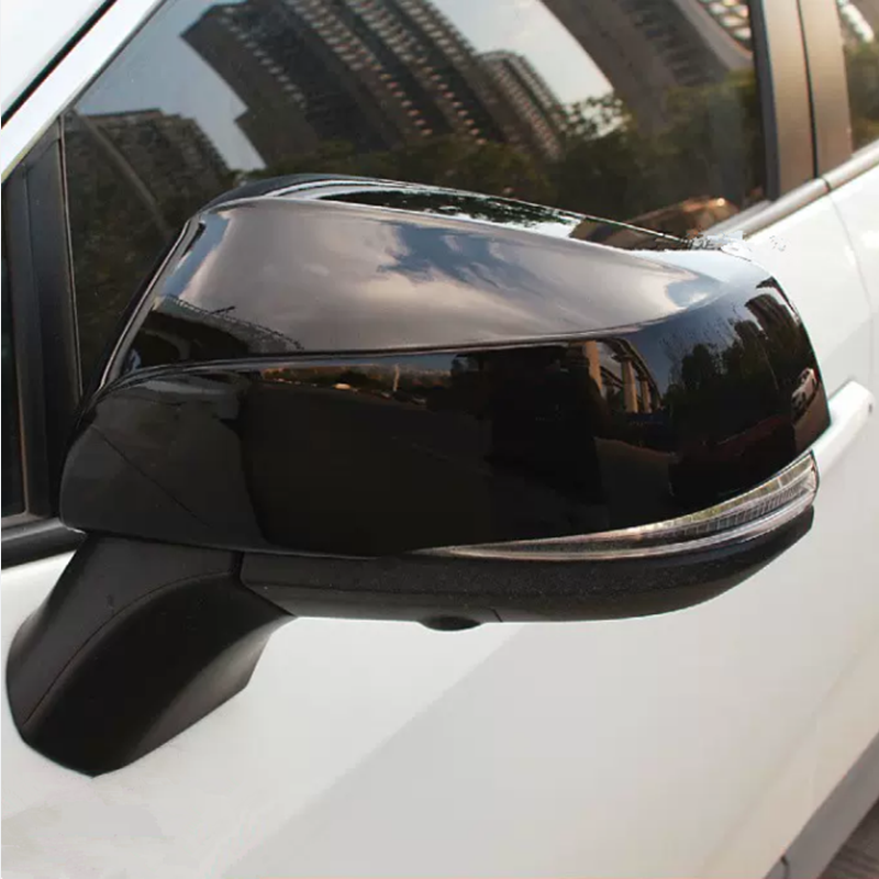 CL 2026 黒 スリーブ ＆ブレイブバングル プロモ ミラー 1枚 セット For Toyota Corolla Cross 2022-2026 Bright Black abs Side Mirrors