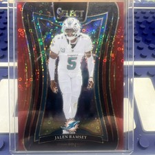 Jalen Ramsey 2024 Panini Select Suite Level Red Disco Prizm 20/49 #347 Dolphins