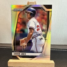 Andruw Jones 2025 Panini Prizm (SP) Silver Prizm #187 Atlanta Braves