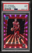 2021 Panini Donruss Rated Rookie Holo Pink Laser Scottie Barnes PSA 9 MINT 2l4