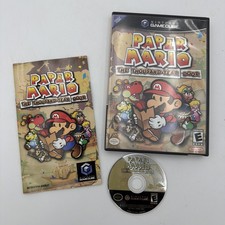 Paper Mario Thousand-Year Door GameCube CIB Manual Tested Scratch Free