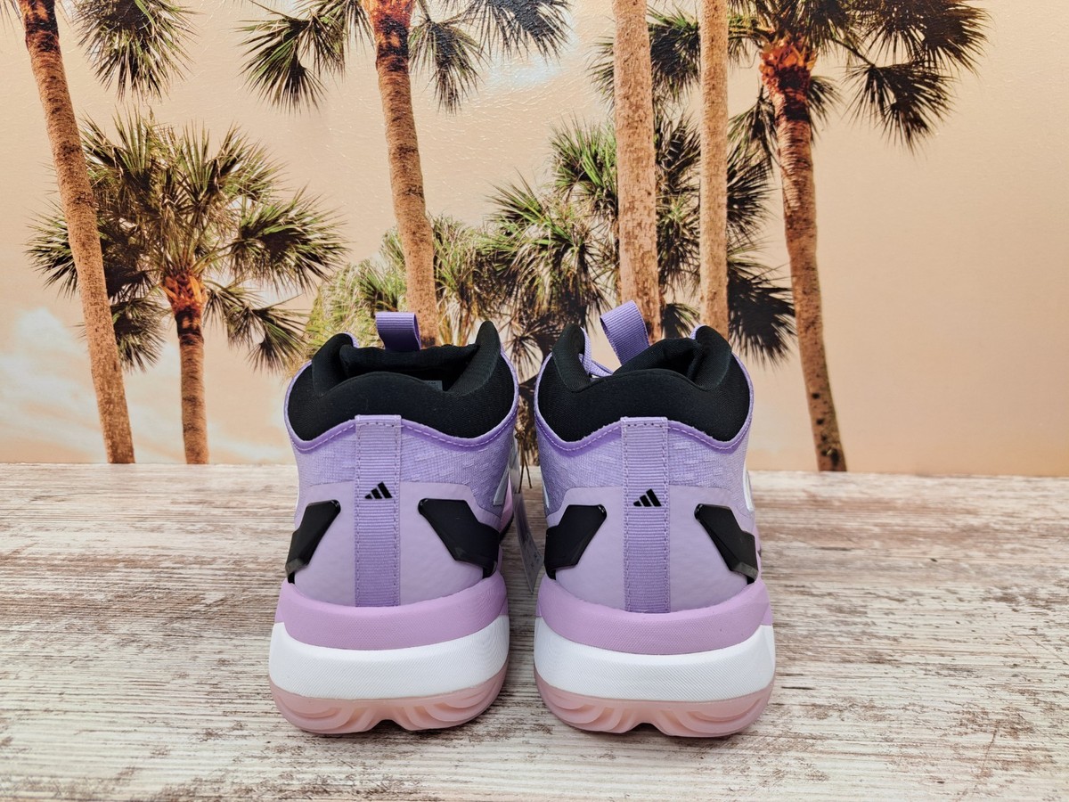 adidas Crazyflight 6 Mid Indoor Volleyball Shoes Purple Women's