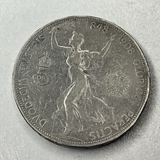 COINS - Austria 1908 Silver 5 Corona 60th Anniversary Of Reign