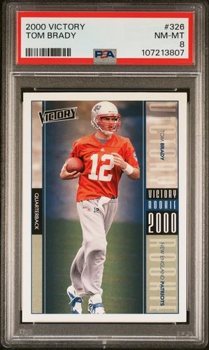 2000 Upperdeck Victory Tom Brady Rookie Card Psa 8 New England Patriots 👀🔥