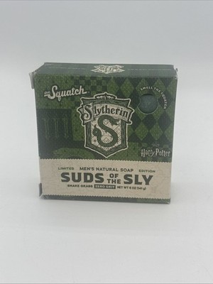 Dr Squatch HARRY POTTER Slytherin House ''Suds Of The Sly'' Natural Bar Soap