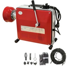 Neu Elektrische Rohrreinigungsmaschine 850W Abflussreiniger Spirale Rohrreiniger