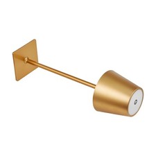 Uimoso Set of 2 Cordless Gold Table Lamps with Rechargeable 5200mAh Battery