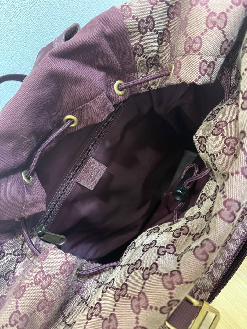 GUCCI GG Pattern Backpack Gift Present 0114b - image 8