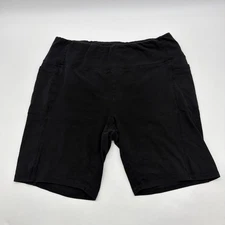 RBX Cargo Shorts Women 2XL Black Solid Logo .#38620