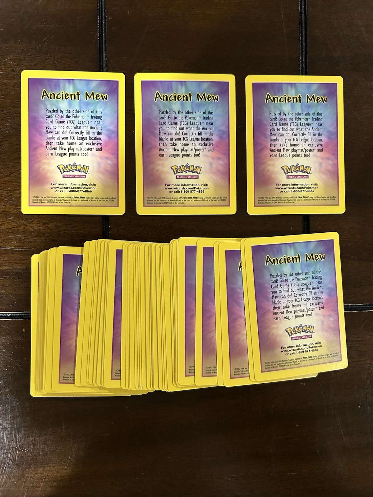 (3) Ancient Mew Details Insert Card Lot Pokemon Promo NM