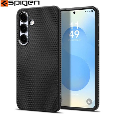 Handyhülle für Galaxy S25 Spigen Case Cover Schutz Hülle Etui Schwarz