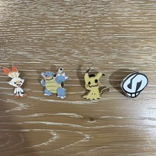 Pokémon Enamel Pin Lot Of 4 Assorted